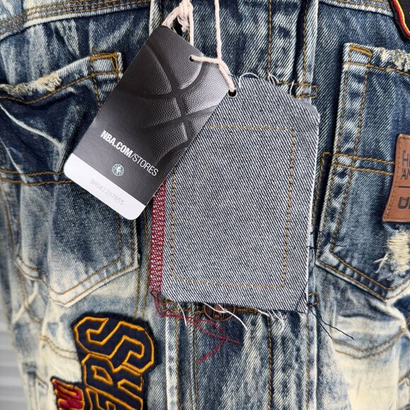 Cleveland Cavaliers UNK NBA Heritage America Denim Vest XL - Picture 7 of 16